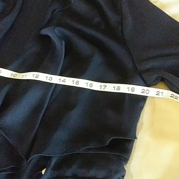 Unique Navy Pebble & Stone Cardigan/Jacket - Picture 7 of 8